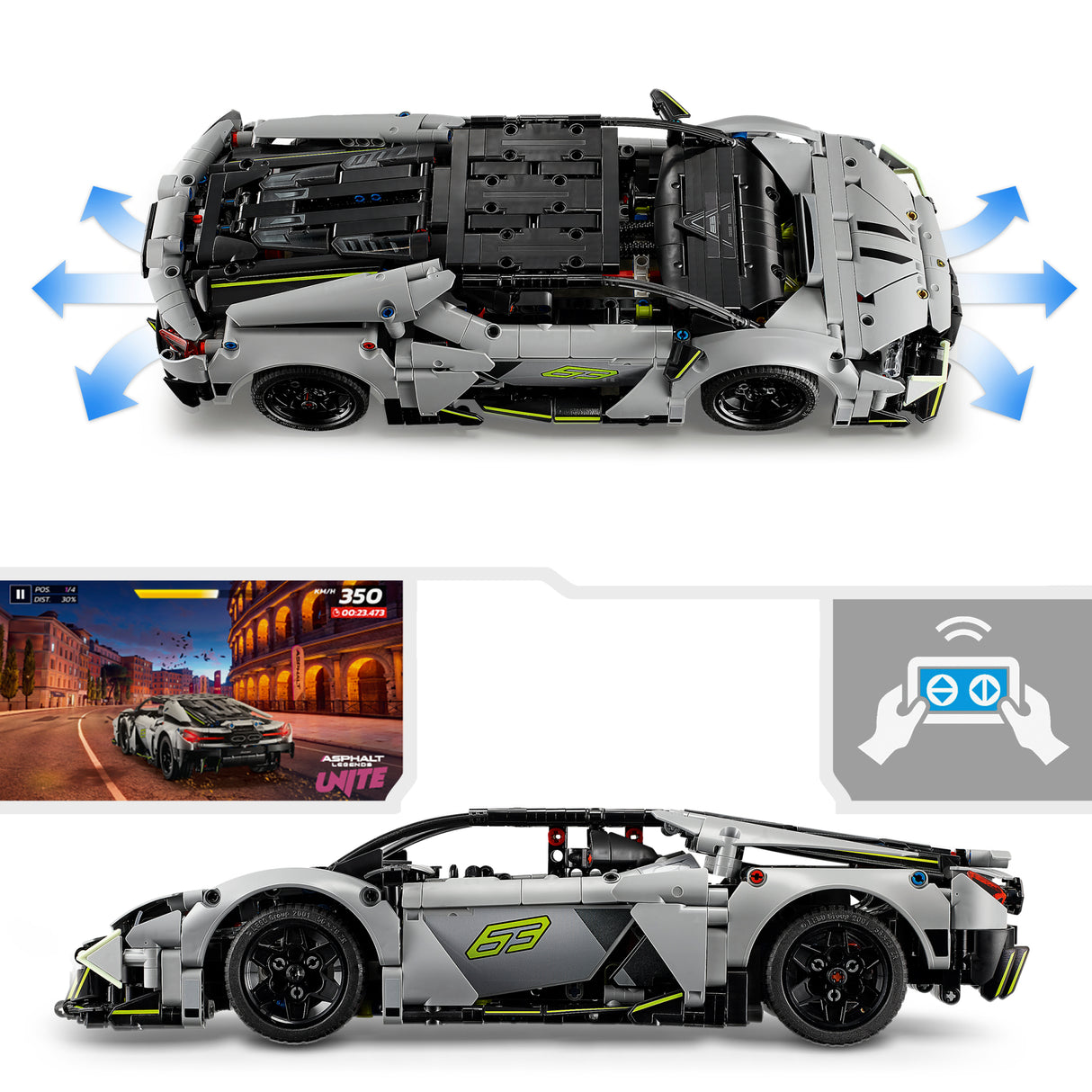 LEGO Technic Lamborghini Revuelto supersportauto 42214L