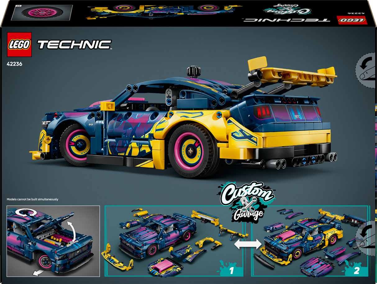 LEGO Technic Kohandatud garaaž Ford Mustang GT autole 42236L