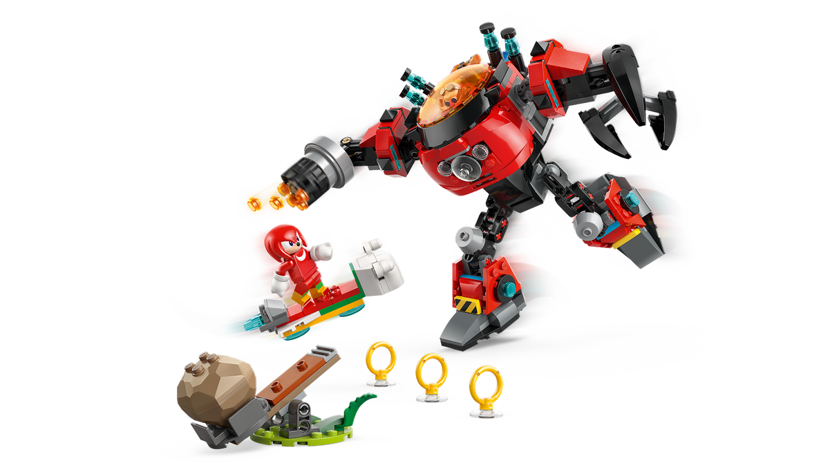 LEGO Sonic Knuckles vs. dr Eggman egg crusher robot 77005L