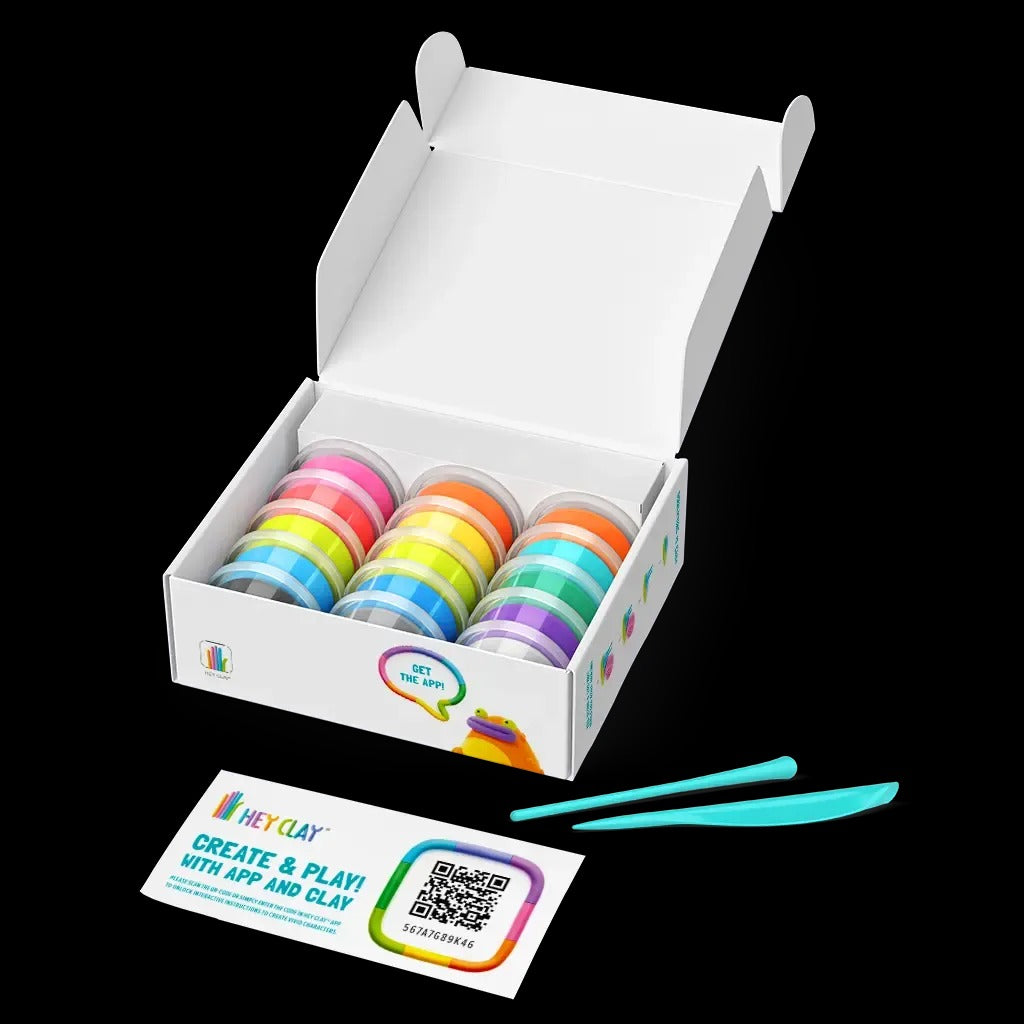 HEY CLAY voolimismass 15 tk: eksootilised loomad 15025E