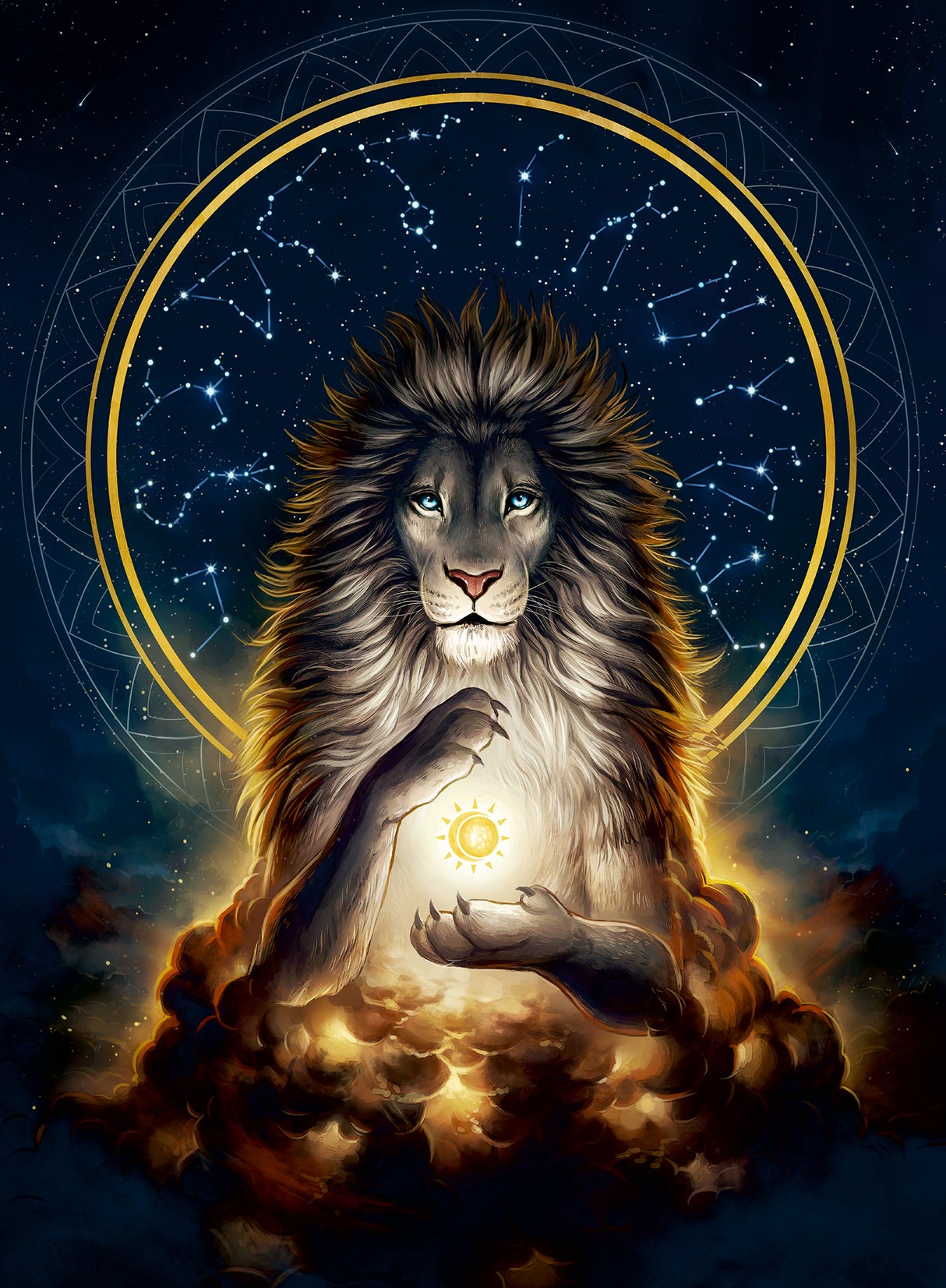 Ravensburger pimedas helendav pusle 500 tk: lõvi 12000480V