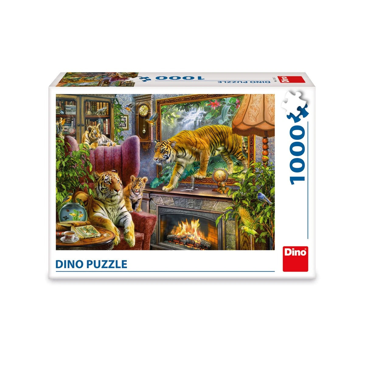 Dino pusle 1000 tk: ellu ärkavad tiigrid 53332D