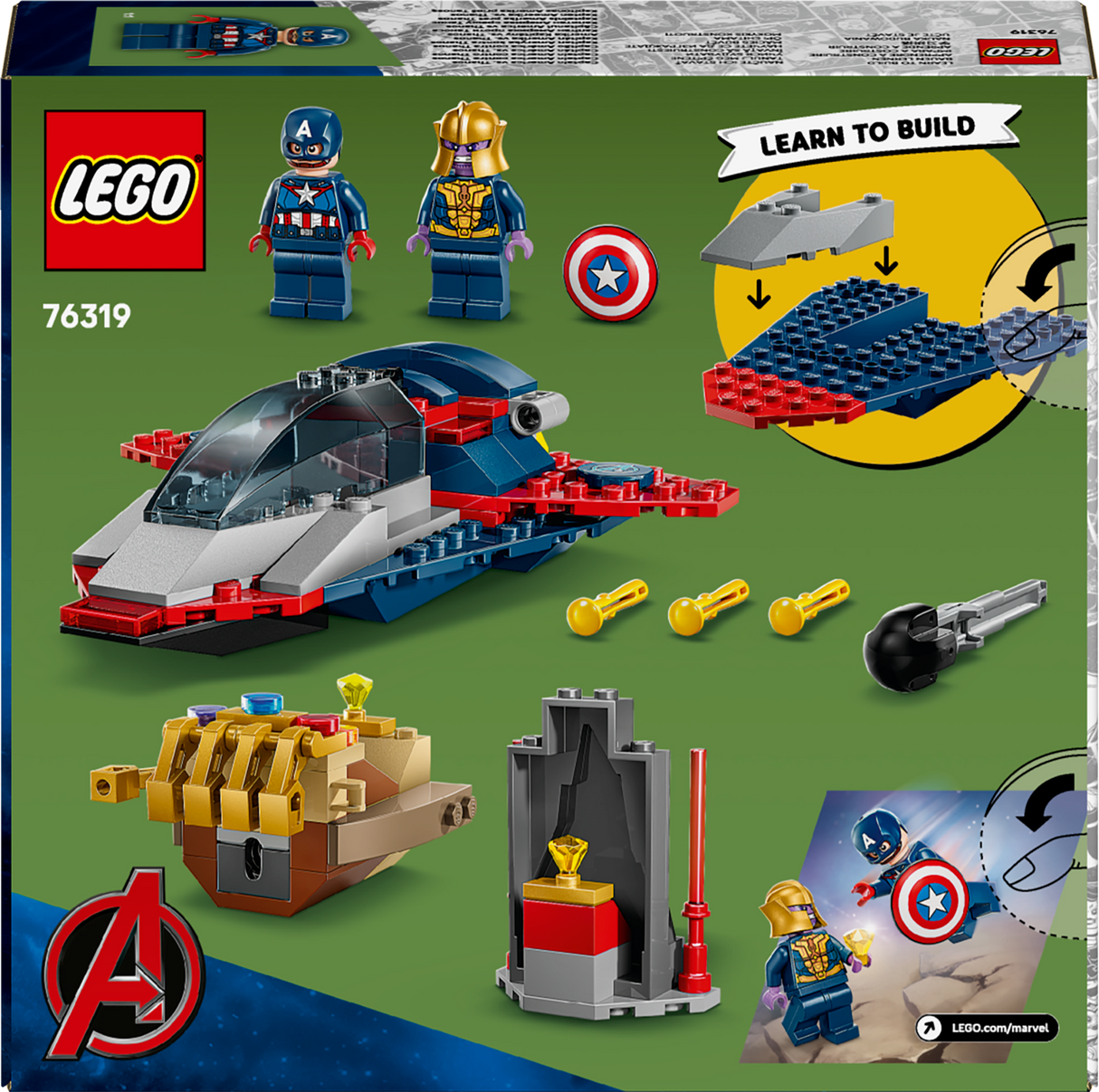 LEGO Super Heroes Kapten Ameerika vs. Thanos 76319L