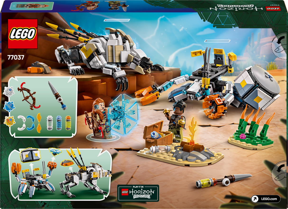 LEGO Horizon Aloy ja Varl vs. Shell-Walker ja Sawtooth 77037L
