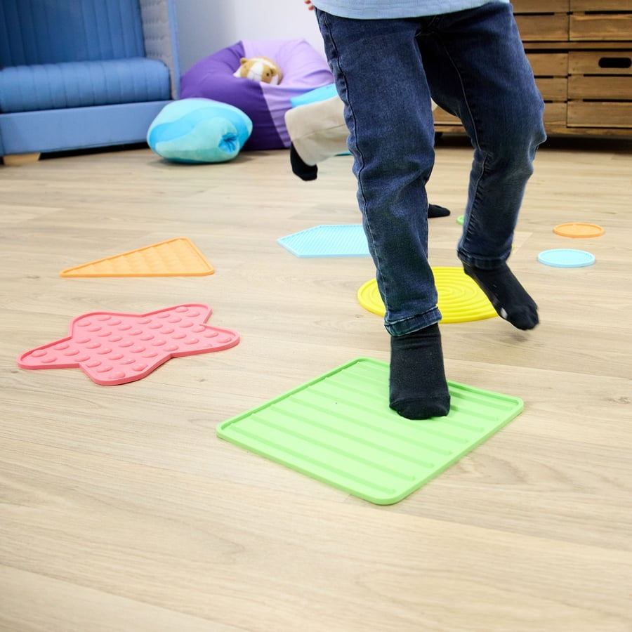 TTS sensoorse tekstuuriga põrandapadjad, 10 tk SD10568B