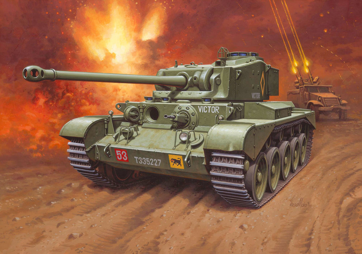 Revell liimitav mudel tank A-34 komeet Mk.1 1:76 03317R