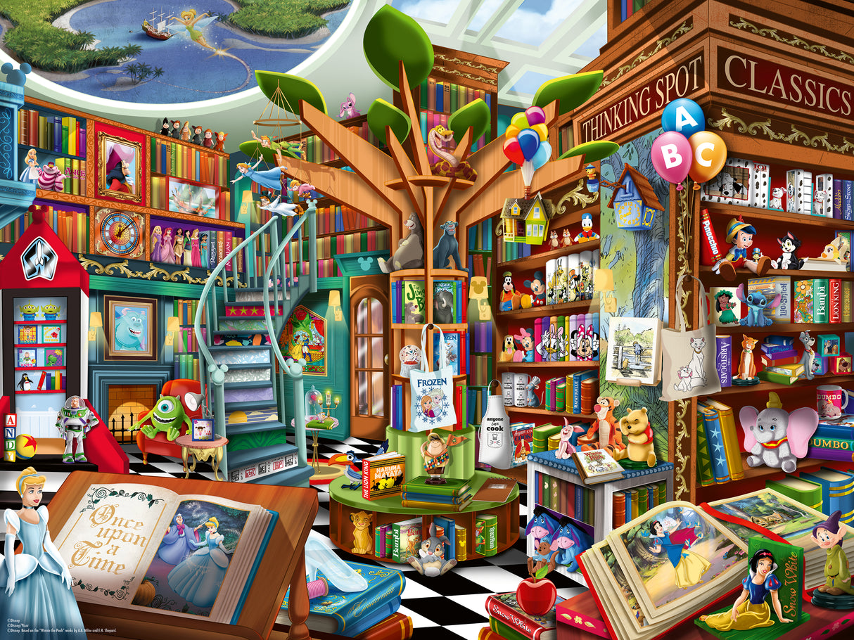 Ravensburger pusle 1500 tk: maagiline Disney raamatupood 12001582V
