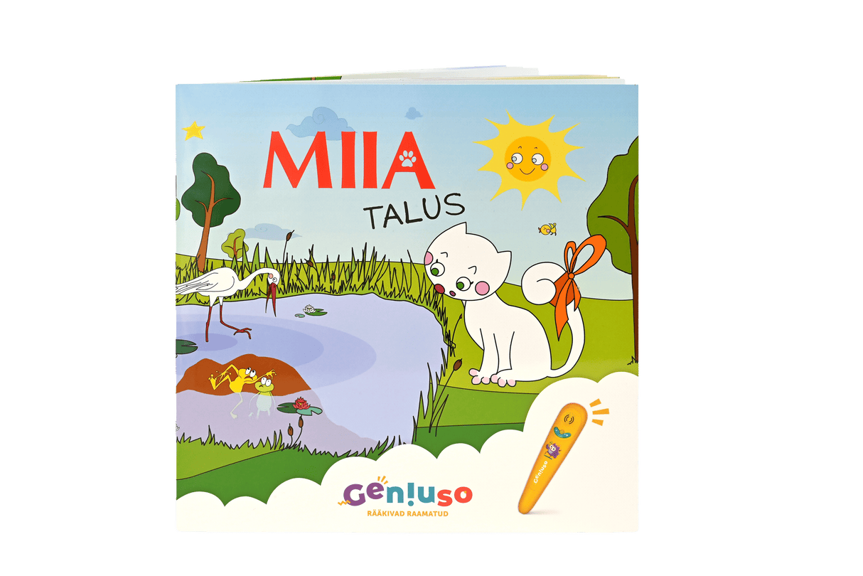 Geniuso MIIA rääkivad raamatud "Talus", "Linnas" ja kandekott 045208G