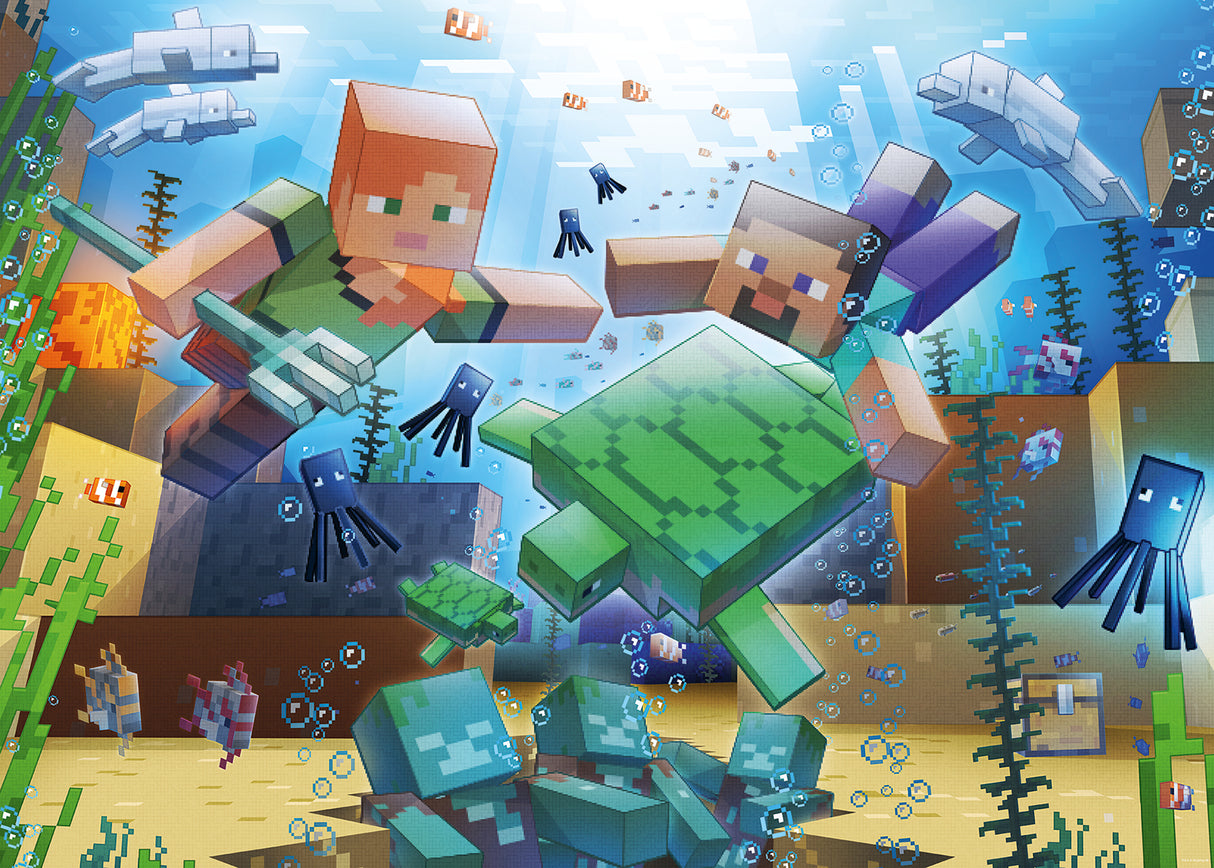 Ravensburger pusle 1000 tk: Minecrafti mosaiik 12000421V