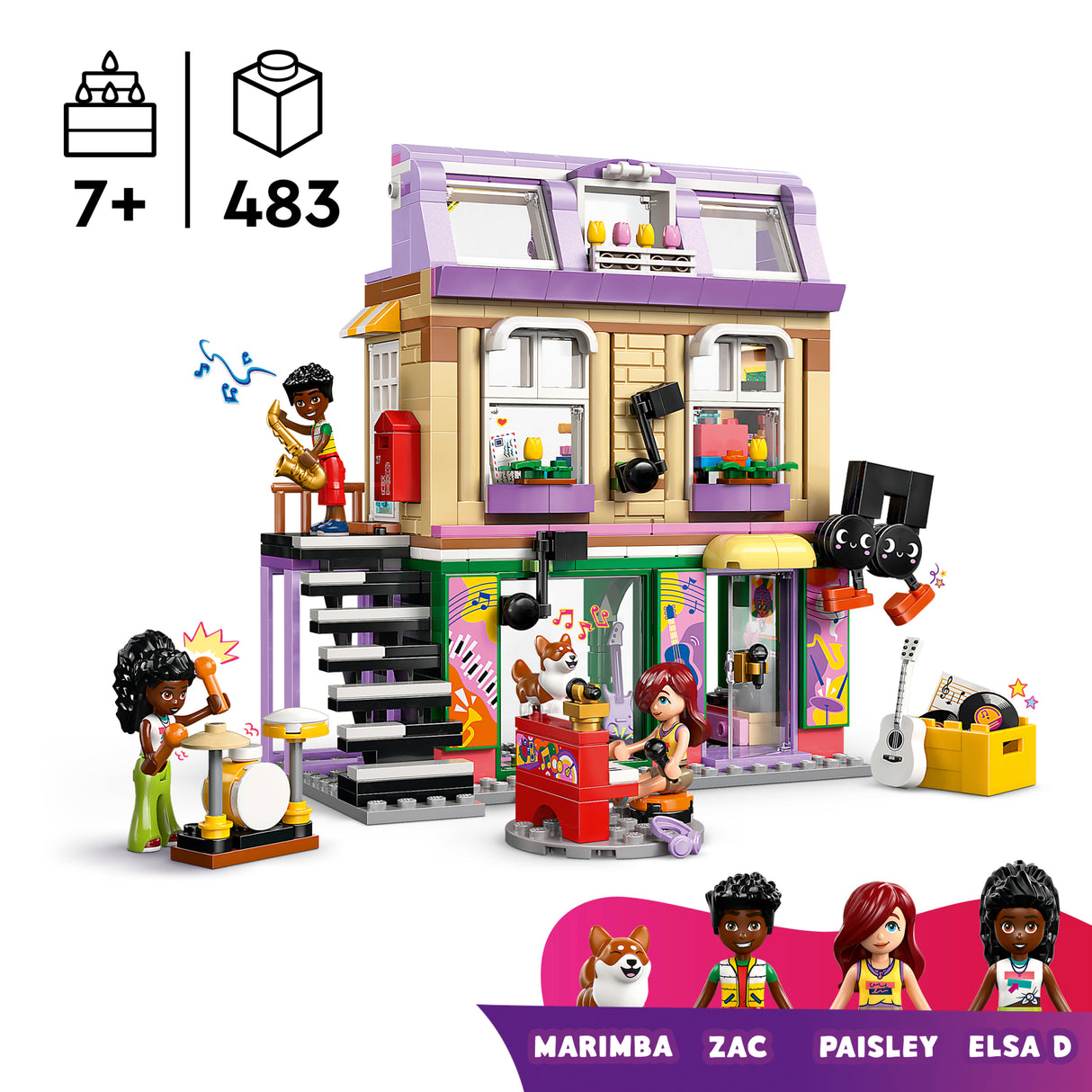 LEGO Friends Muusikapood ja korter 42653L