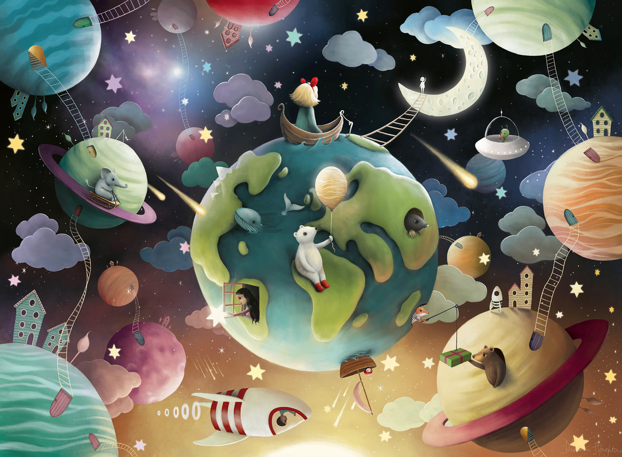 Ravensburger pusle 100 tk Planeetide mänguväljak
129713V