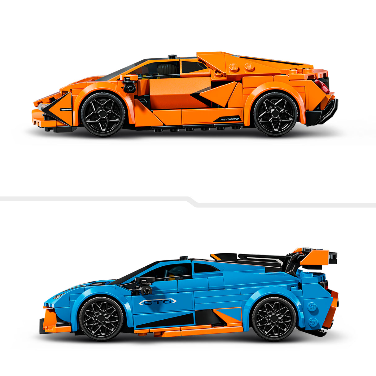 LEGO Speed Champions Lamborghini Revuelto ja Huracán STO 77238L