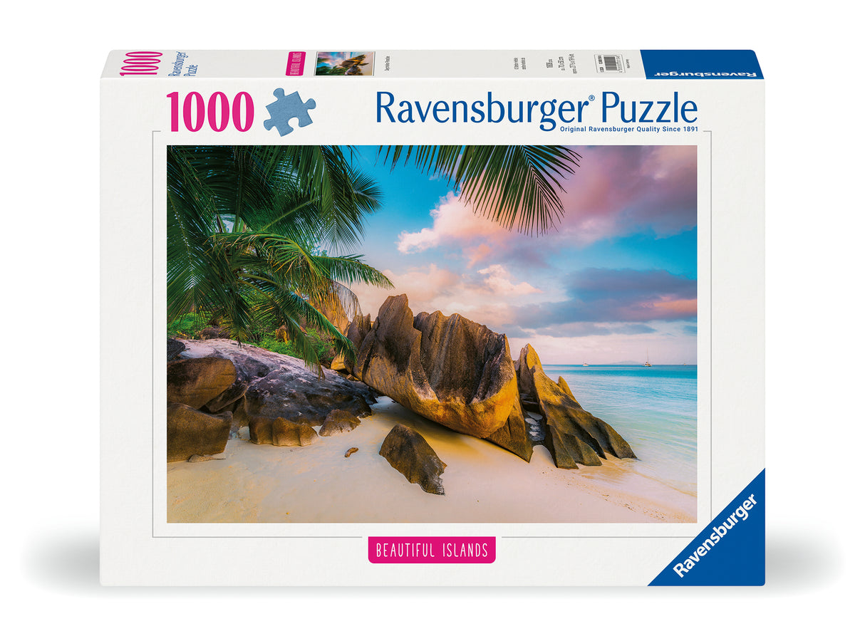 Ravensburger pusle 1000 tk: kaunid saared Seišellid 12000154V