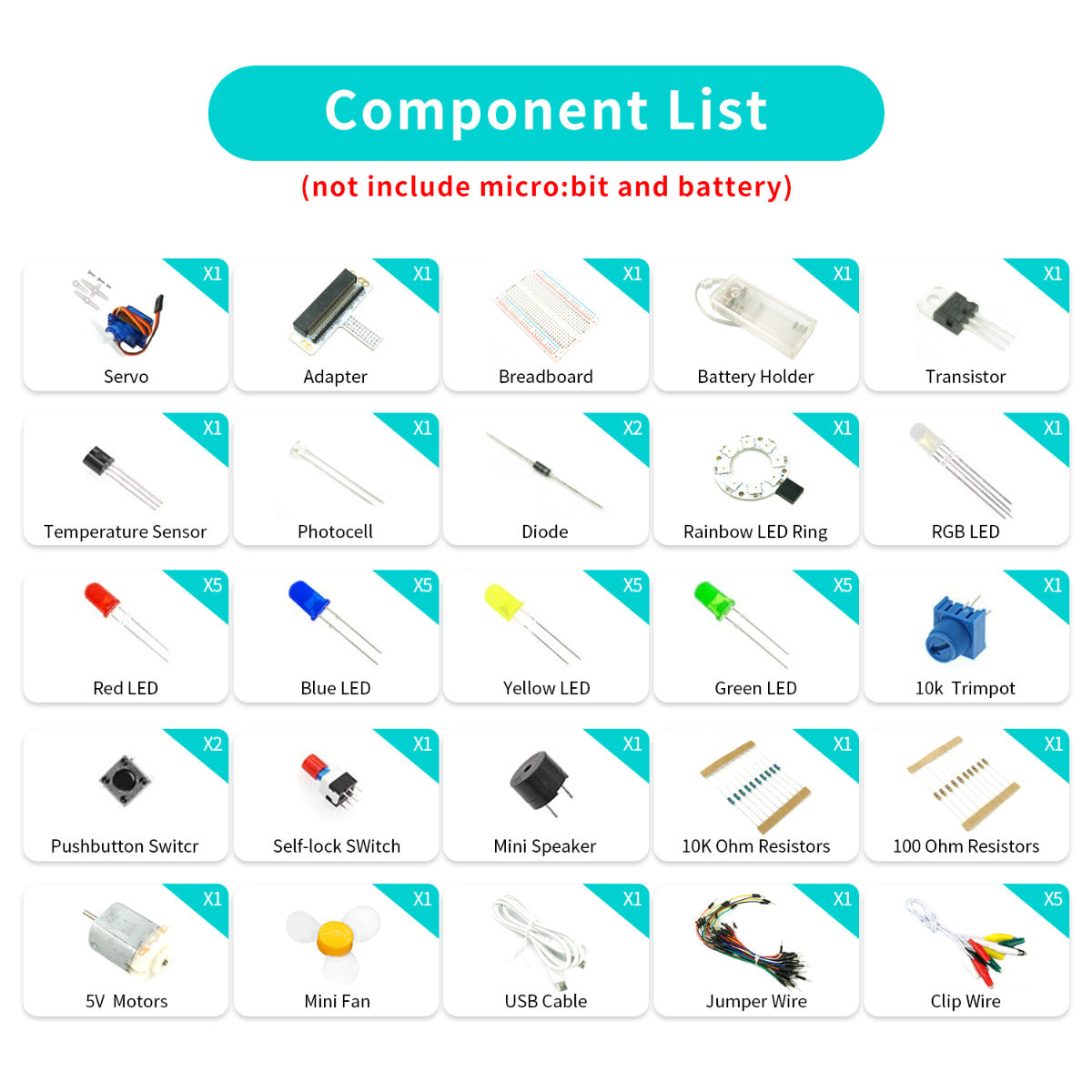 BBC micro:bit stardikomplekt EF08180