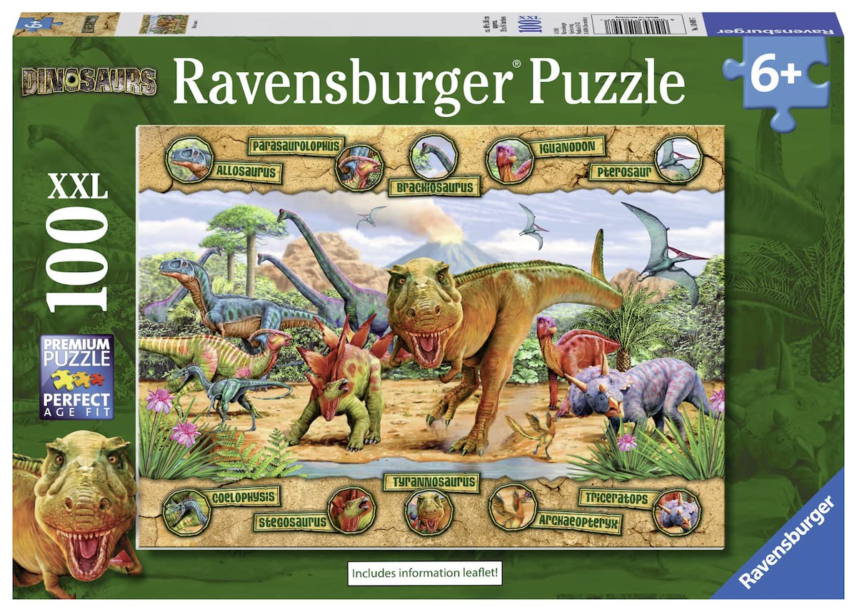 Ravensburger pusle 100 tk Dinosaurused koos
106097V