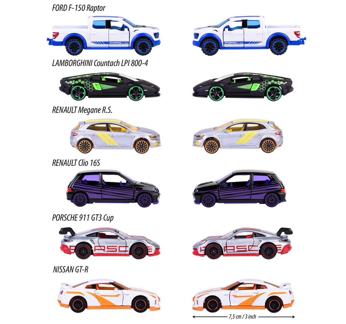 Majorette mudelautod – 6 erinevat 212054034B