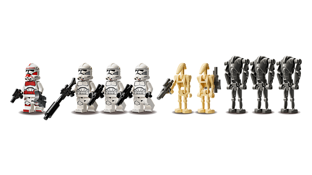 LEGO Star Wars Clone Trooper-i ja Battle Droid-i lahingukomplekt 75372L