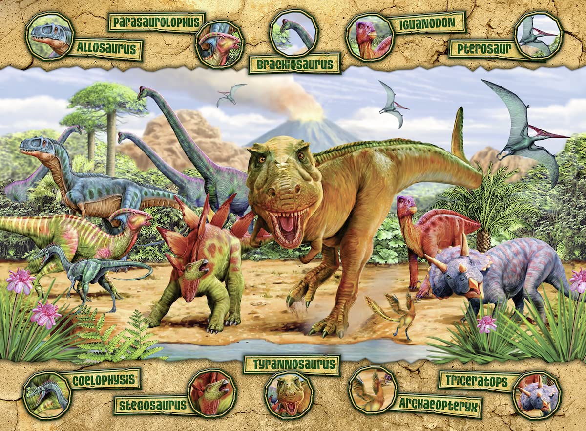 Ravensburger pusle 100 tk Dinosaurused koos
106097V
