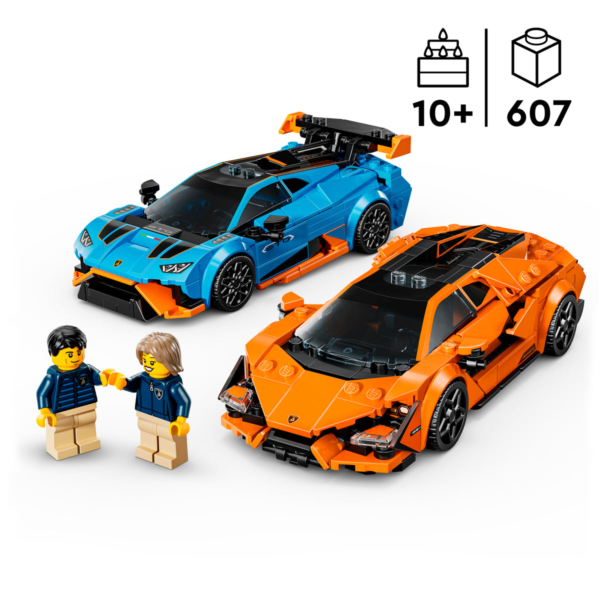 LEGO Speed Champions Lamborghini Revuelto ja Huracán STO 77238L