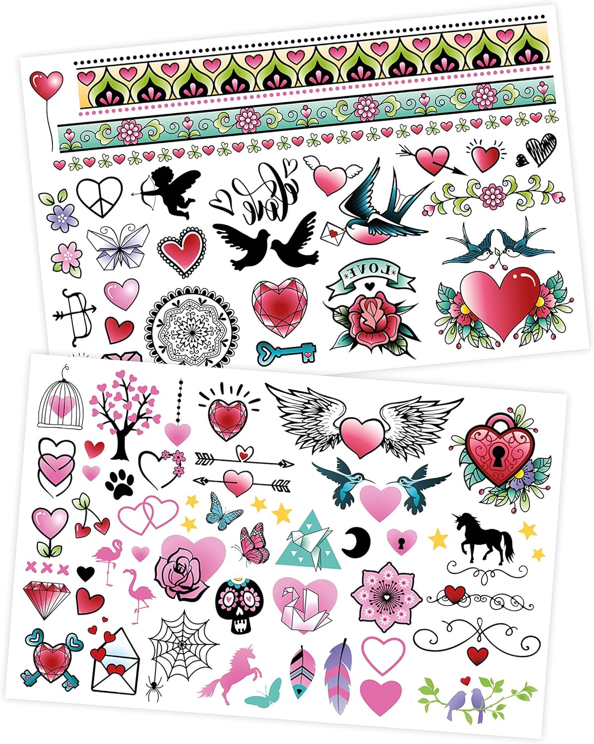 Buki mahapestav tattoo 75 tk - värviline TA003I