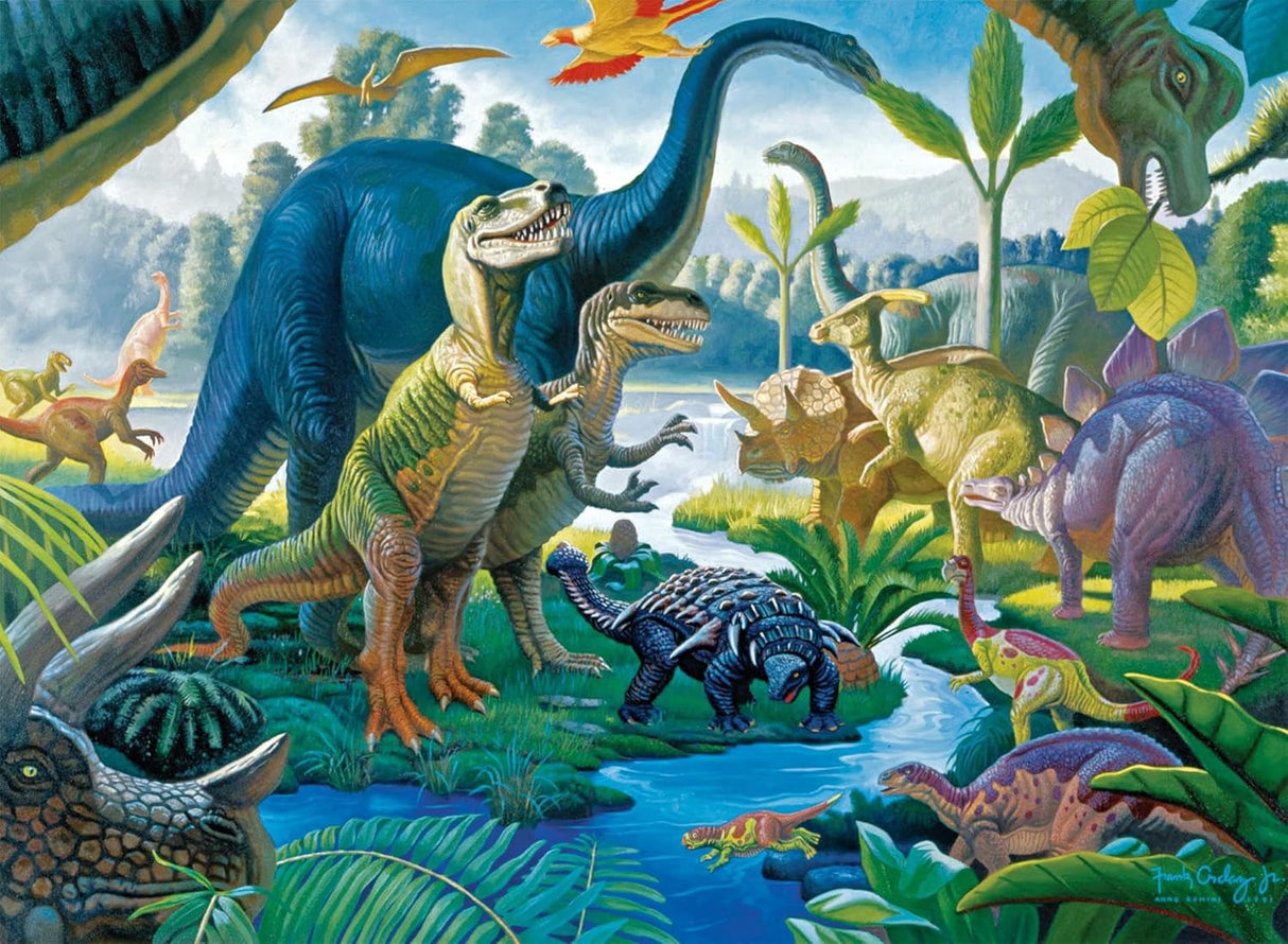 Ravensburger pusle 100 tk Dinosauruste kooselu
107407V