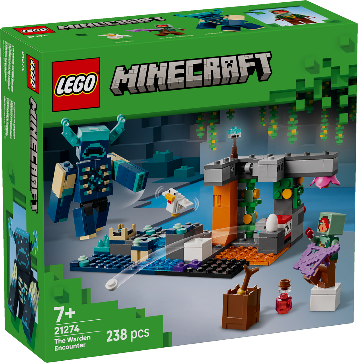 LEGO Minecraft Kohtumine ülevaatajaga 21274L
