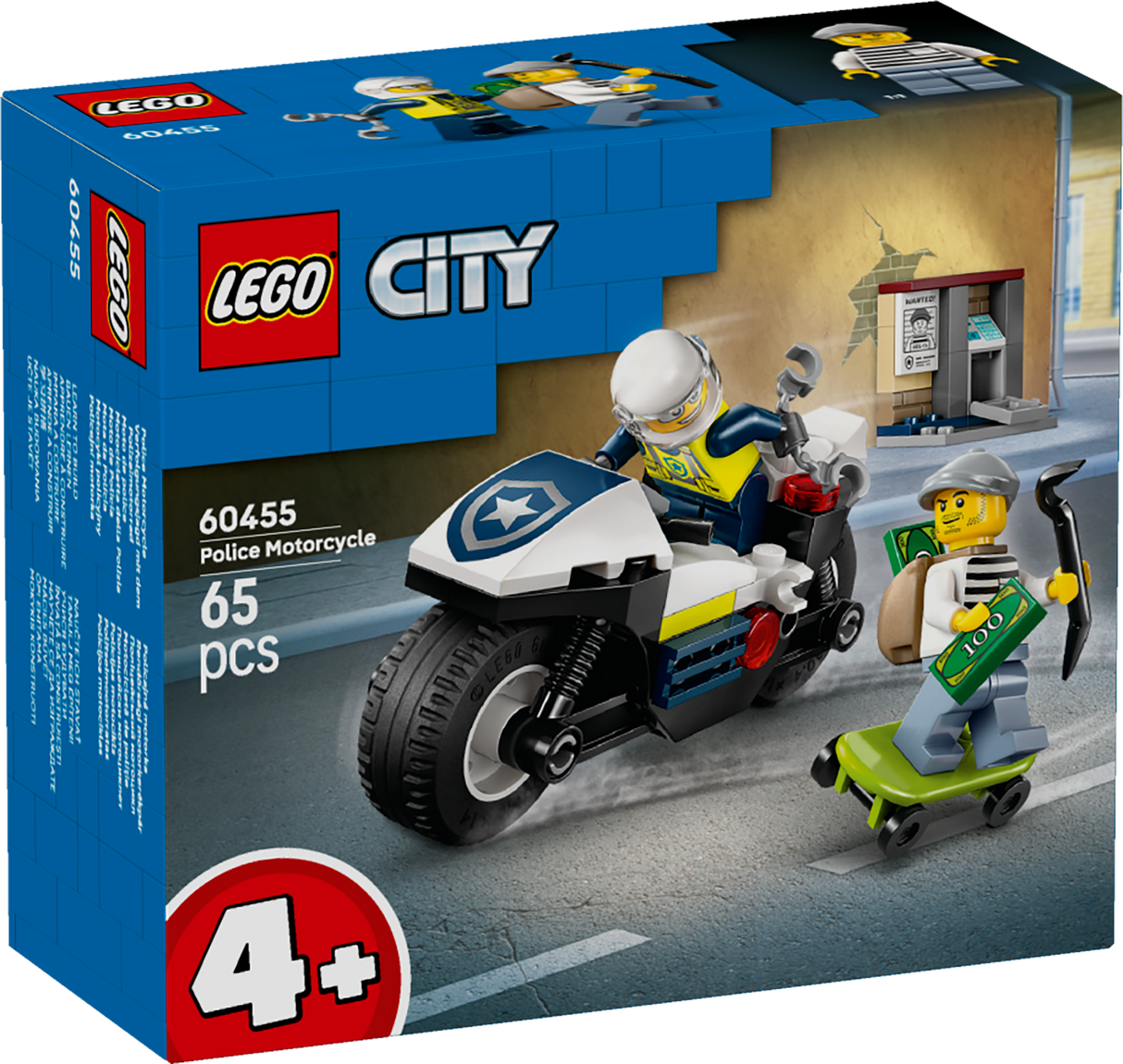 LEGO City Politseimootorratta tagaajamine 60455L