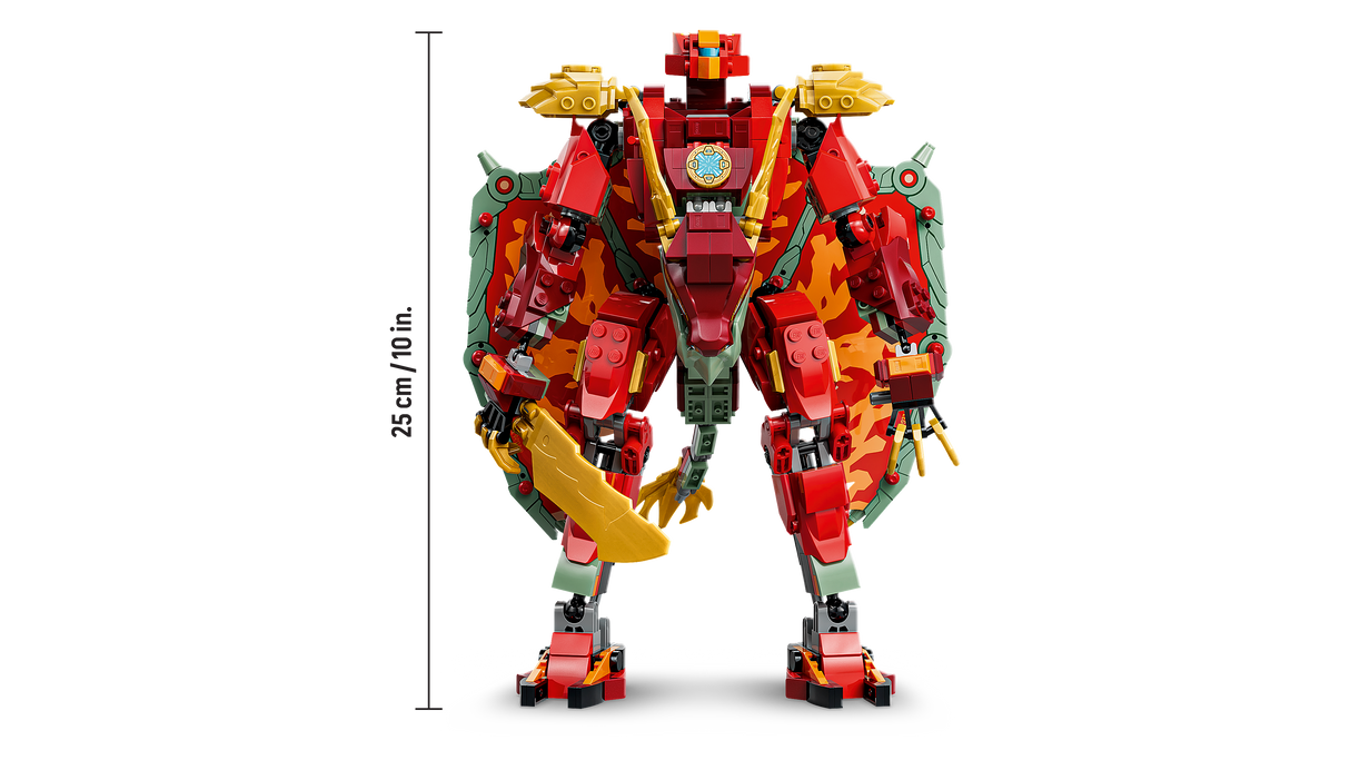 LEGO Ninjago Wyldfyre'i muutuv draakonirobot 71868L