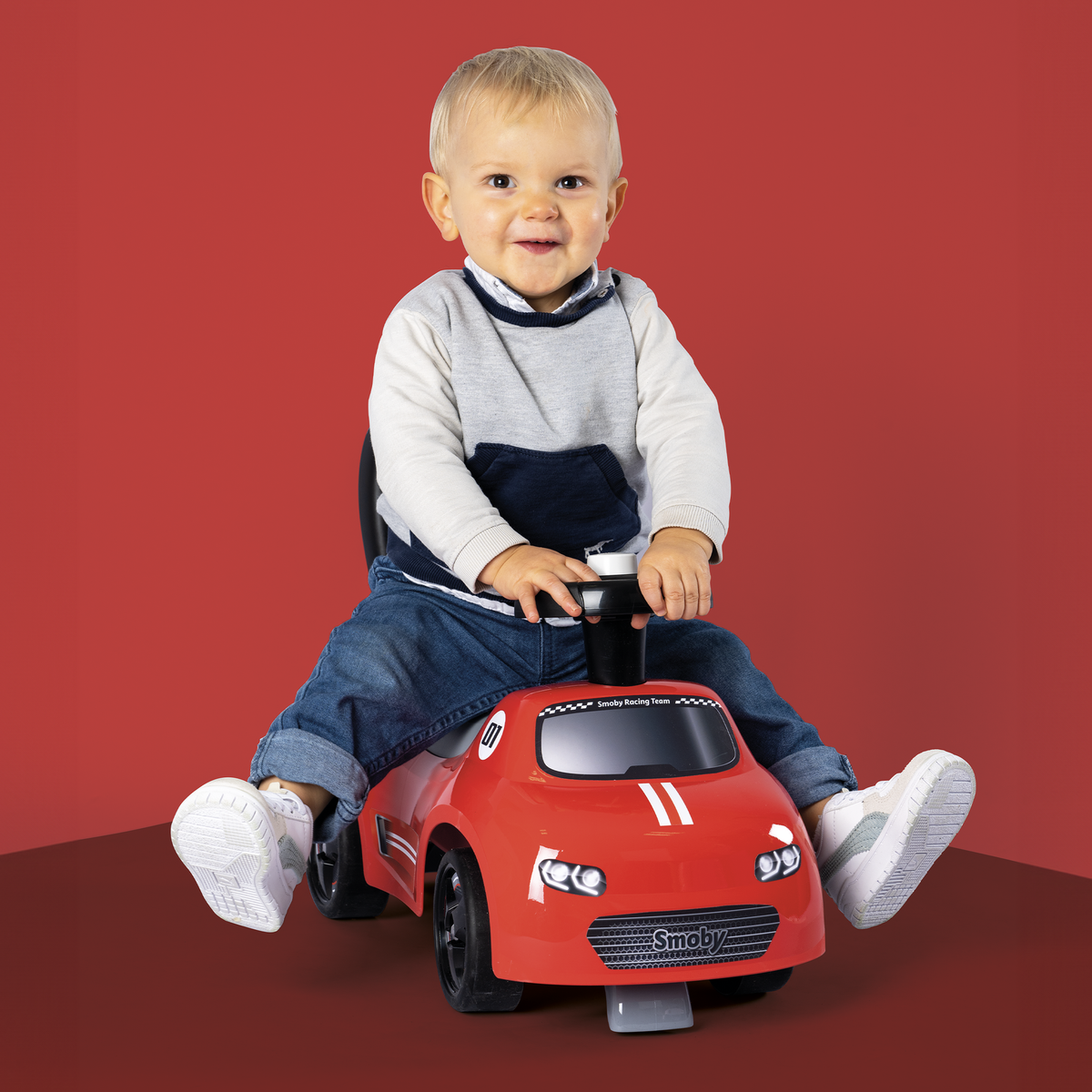 Smoby pealeistutav auto - punane 720541S