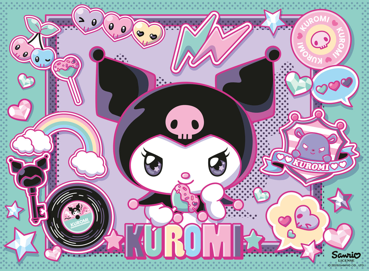 Ravensburger pusle 100 tk: Hello Kitty Kuromi ja sõbrad 12004333V