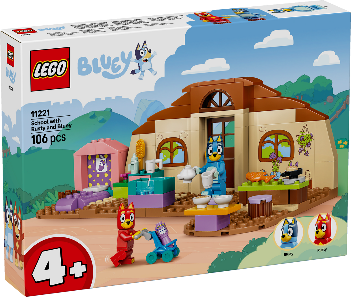 LEGO Bluey Kool Rusty ja Blueyga 11221L