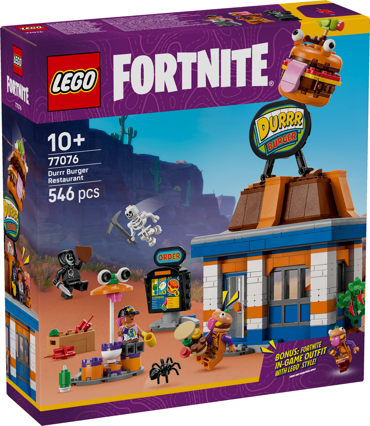LEGO Fortnite Durrr burgeri restoran
77076L