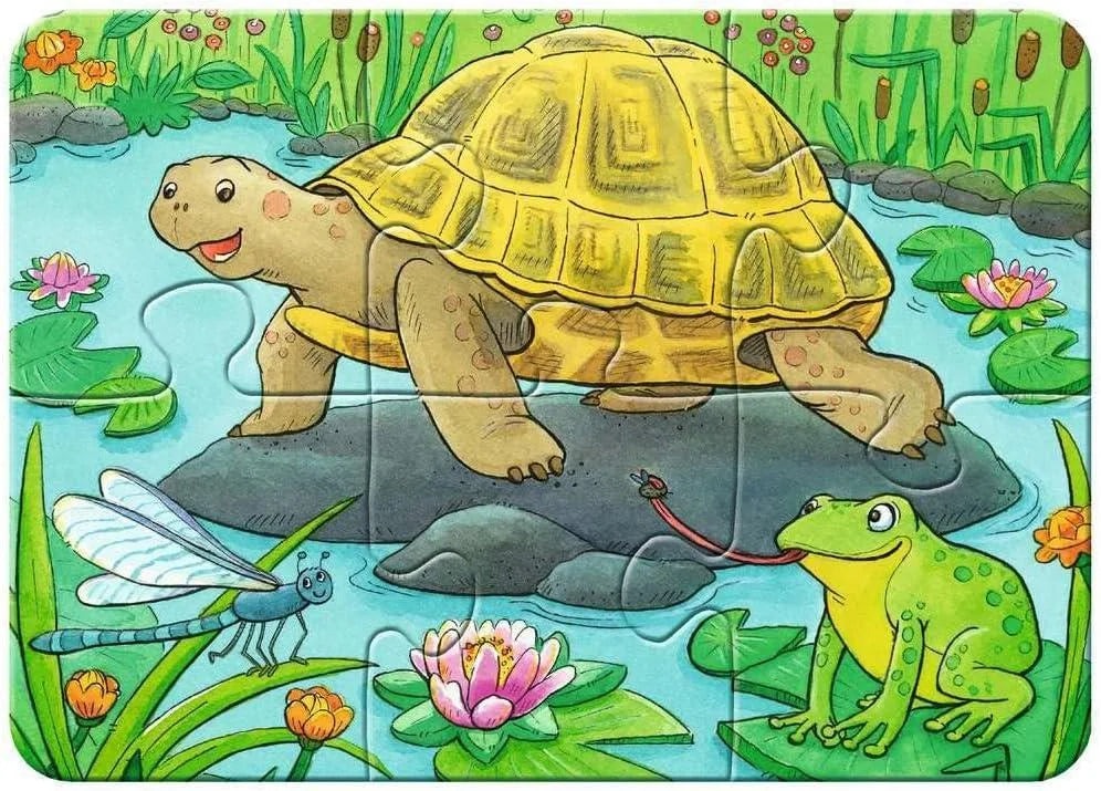 Ravensburger minu esimene pusle 2-4-6-8 tk Koer, kass, kilpkonn ja jänku
069514V