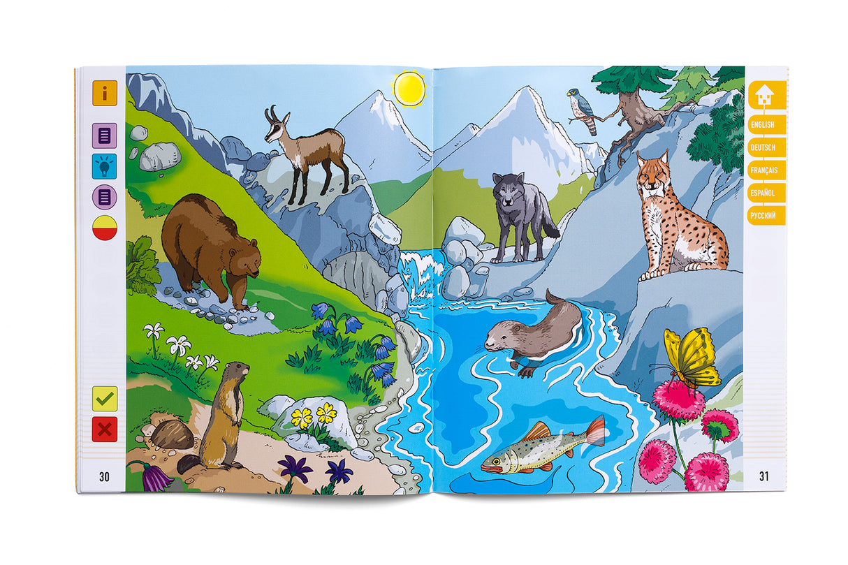 TADA rääkiva raamatu stardikomplekt: pliiats ja loomade teema 045147G