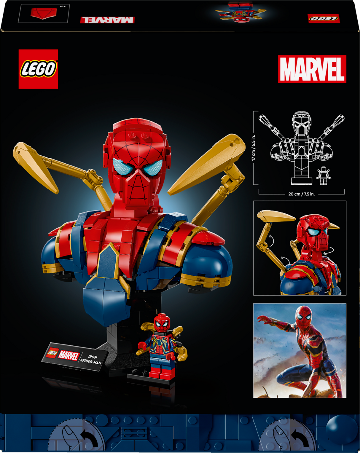 LEGO Super Heroes Iron Spider-Mani büst 76326L