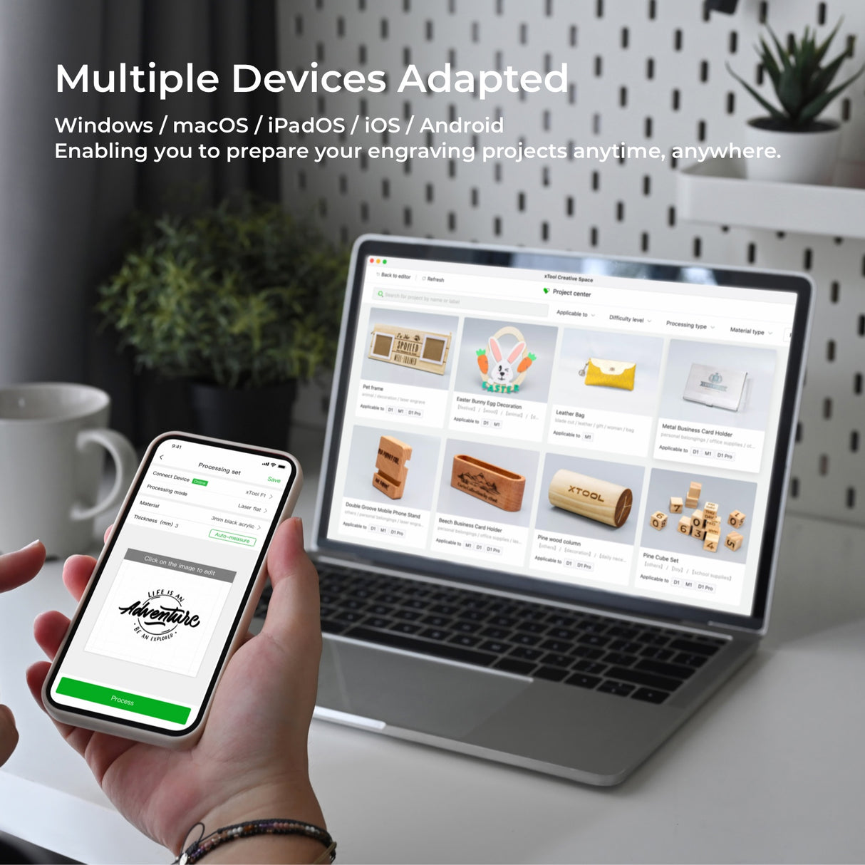 xTool F1 10W lasergraveerija hariduskomplekt P5010204-EDU