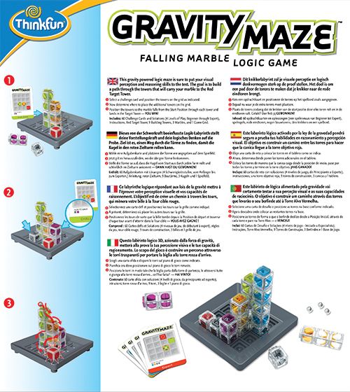 ThinkFun loogika- ja lauamäng: gravitatsiooni labürint 76433F