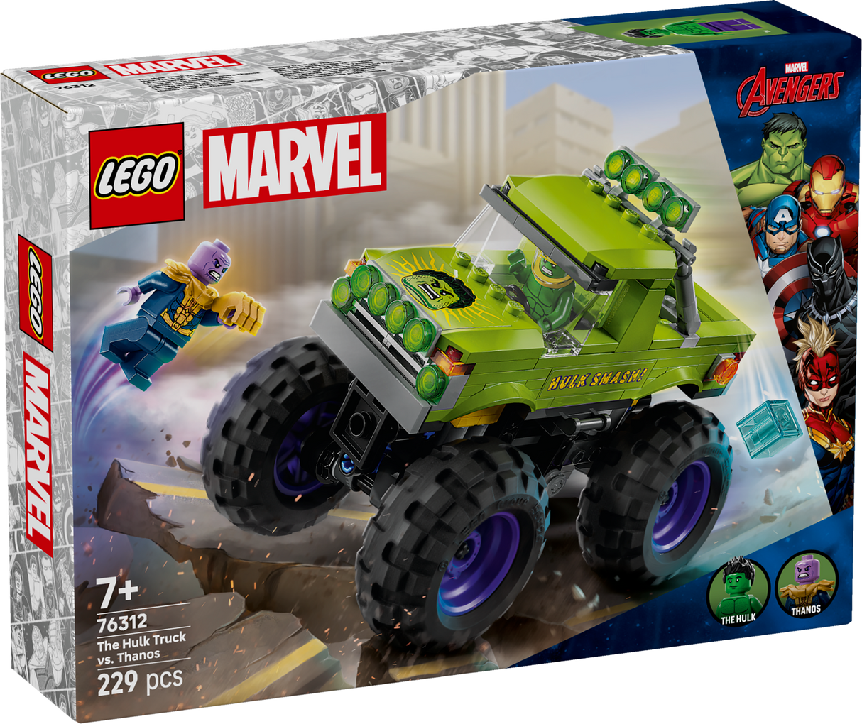 LEGO Super Heroes The Hulki veoauto vs. Thanos 76312L