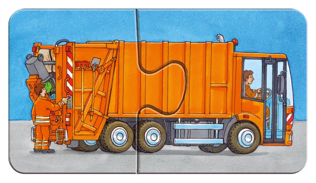 Ravensburger minu esimene pusle 9x2 tk Ametiautod
073320V