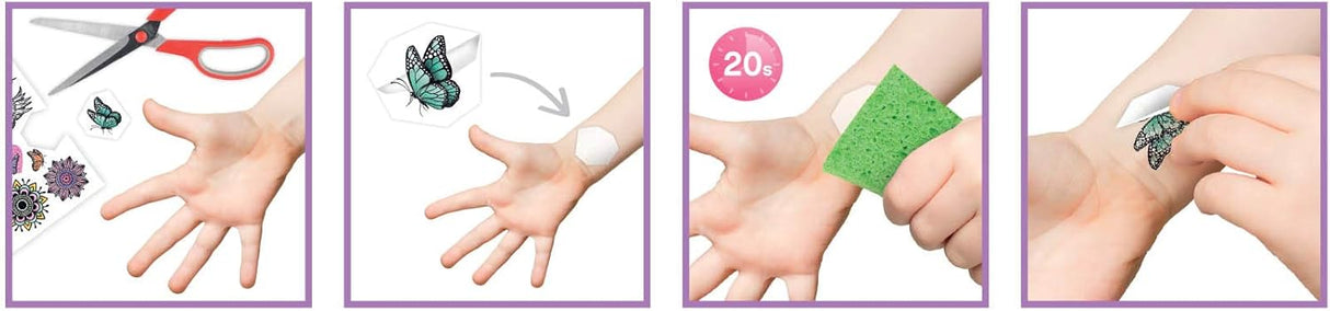 Buki mahapestav tattoo 75 tk - sädelev TA004I