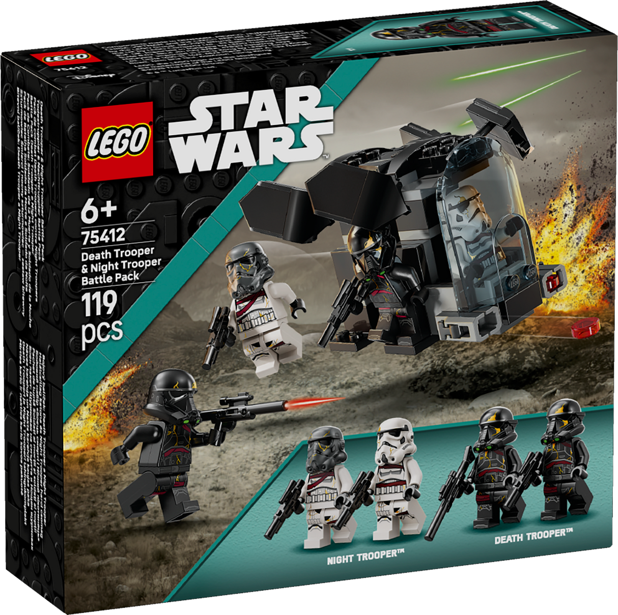 LEGO Star Wars Death trooperi ja night trooperi lahingukomplekt 75412L