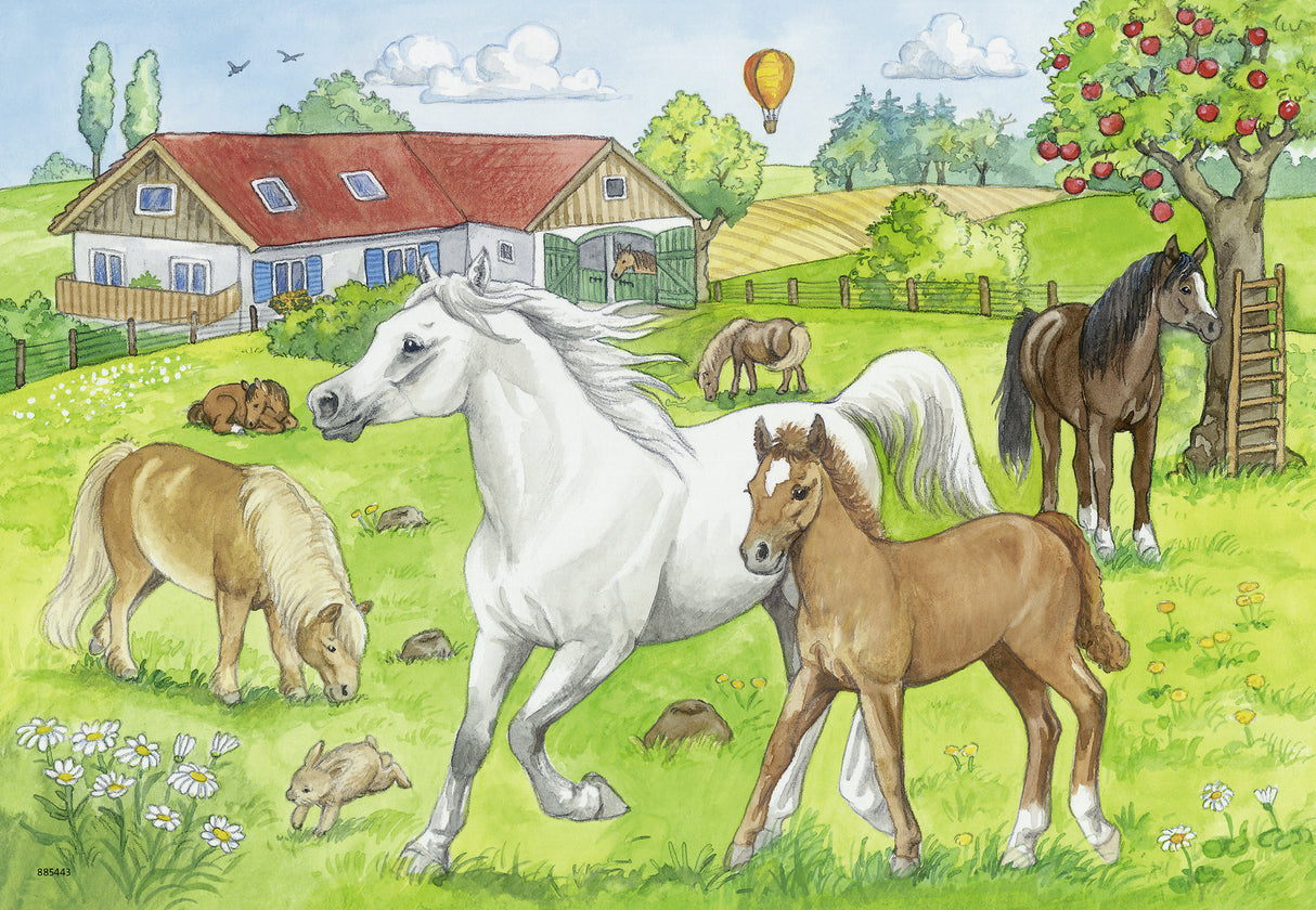Ravensburger pusle 2x24 tk Ratsatall
078332V