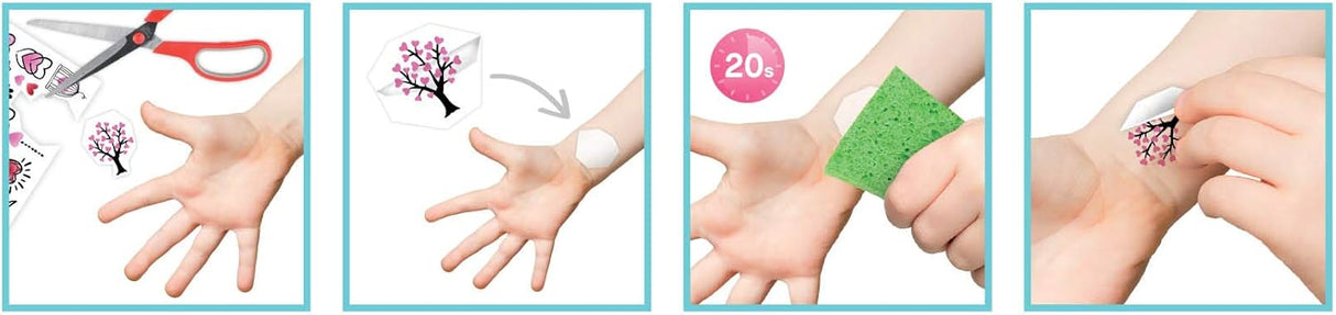 Buki mahapestav tattoo 75 tk - värviline TA003I