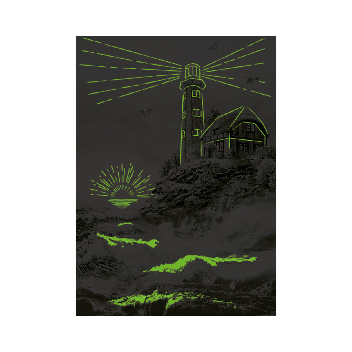 Dino pimedas helendav pusle 1000 tk Majakas saarel
54132D