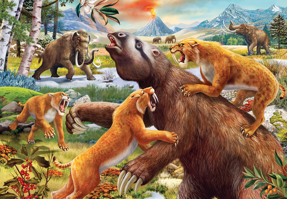 Ravensburger pusle 2x24 tk Dinosaurused ja eelajaloo imetajad
051793V
