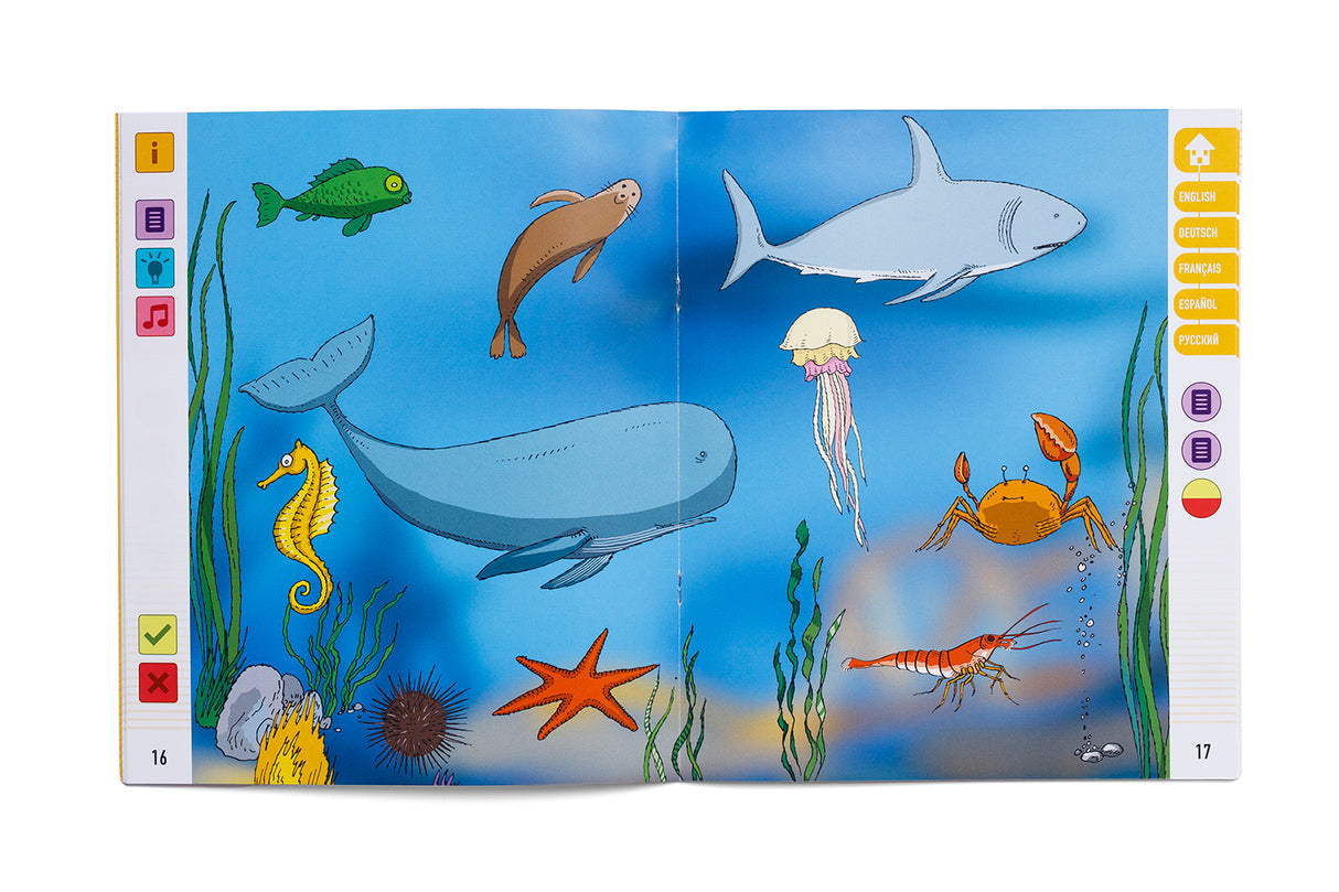 TADA rääkiva raamatu stardikomplekt: pliiats ja loomade teema 045147G