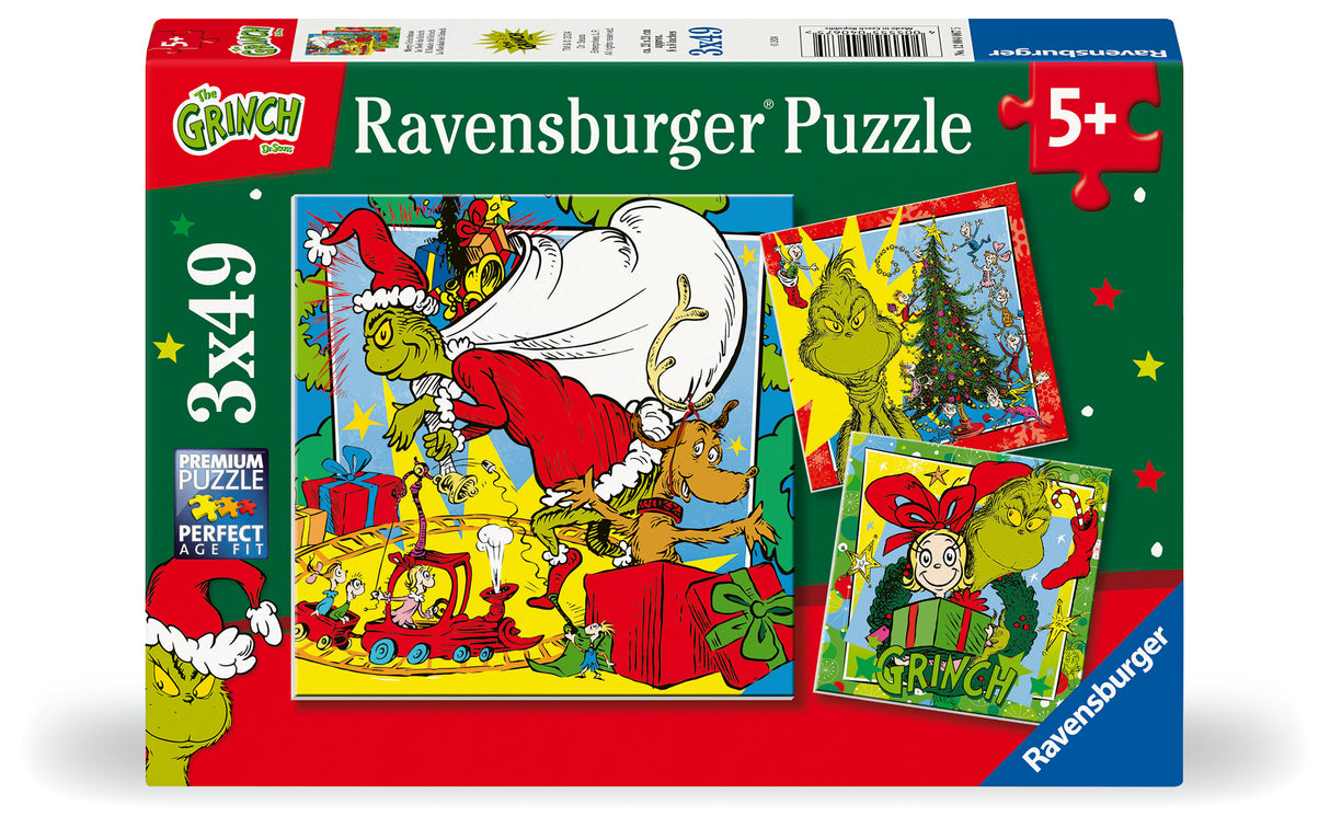 Ravensburger pusle 3x49 tk: Grinch 12004067V