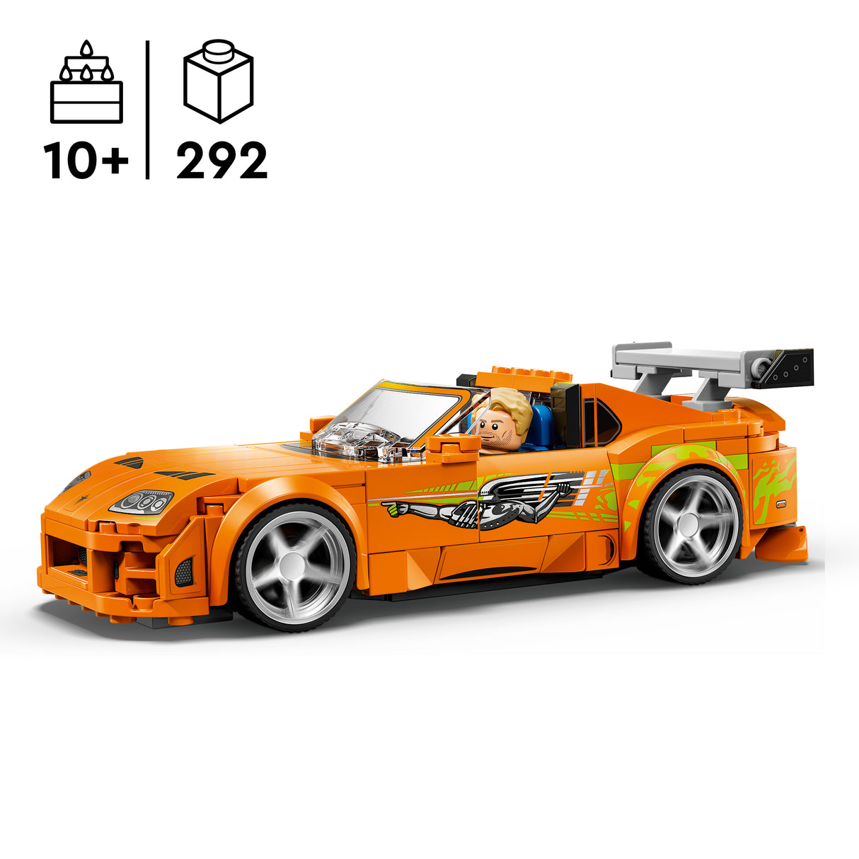LEGO Speed Champions Kiired ja vihased Toyota Supra MK4 77260L