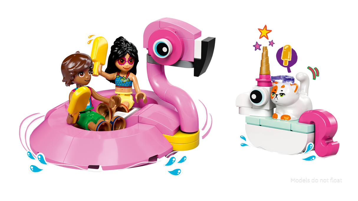 LEGO Friends Ükssarviku ja flamingo basseinipidu 42658L