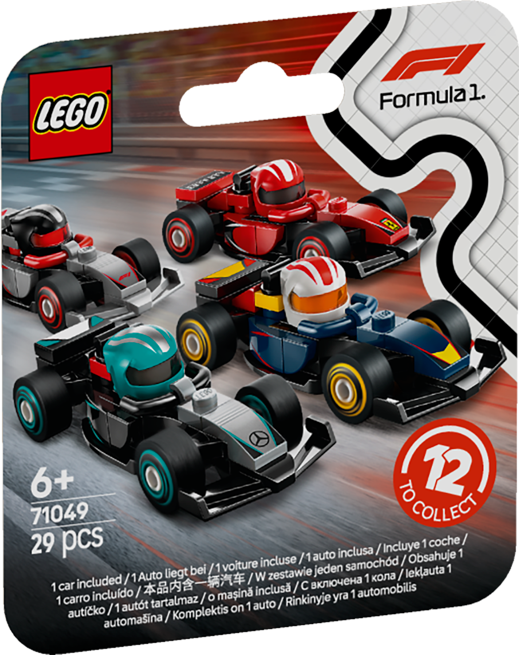 LEGO Minifiguurid F1 kogutavad autod 71049L